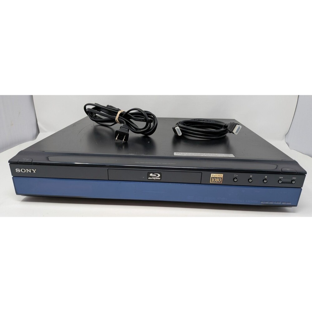 Sony BDP-S300 Blu-ray Disc Player 1080p HDMI Component DVD CD Tested Working
